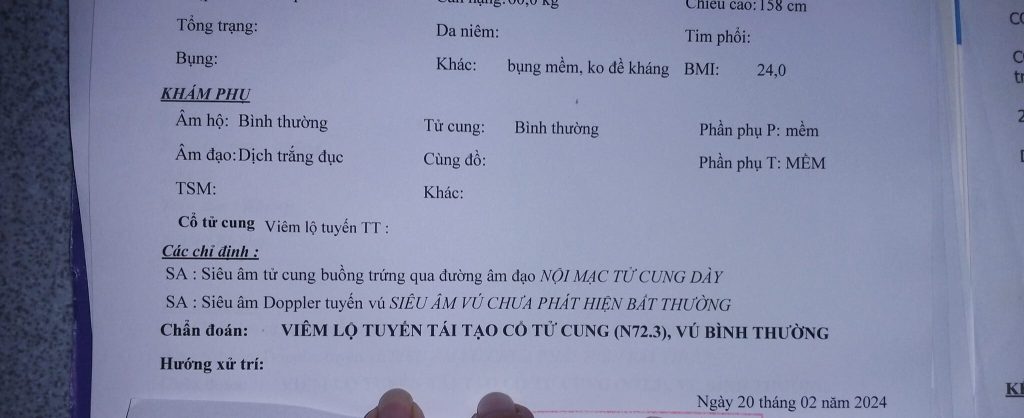 Lưu ý: người đọc kết quả khám bệnh phải là bác sĩ chuyên khoa chứ ko phải là kỹ thuật viên siêu âm hay kỹ thuật viên xét nghiệm.