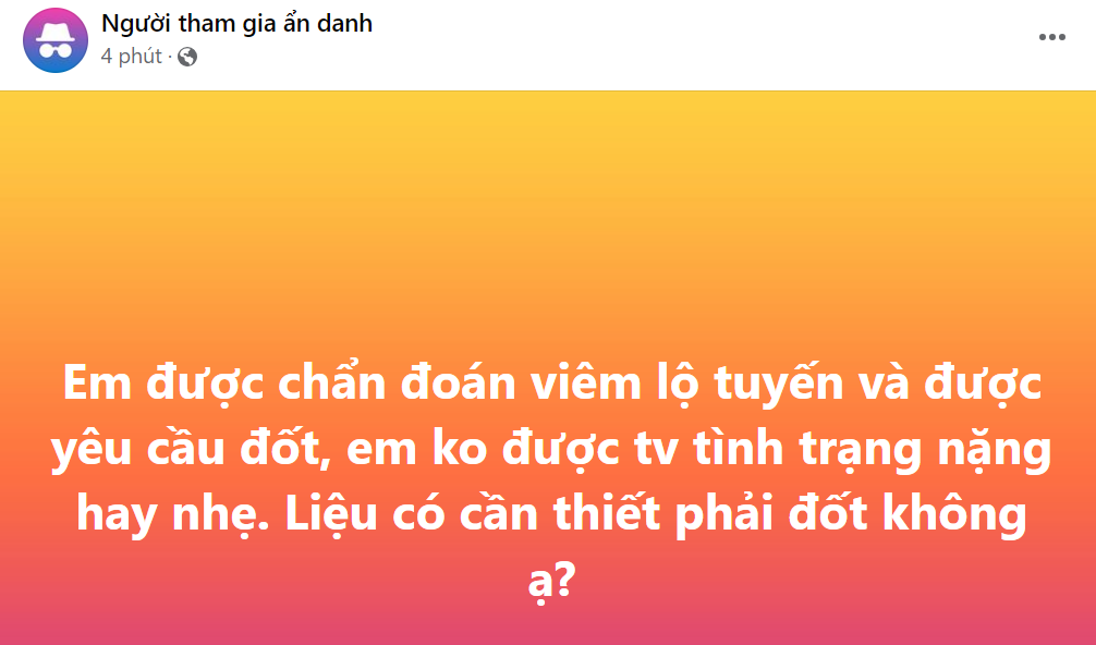 Thắc mắc của chị em về điều trị viêm lộ tuyến trong HỎI ĐÁP BỆNH PHỤ KHOA 