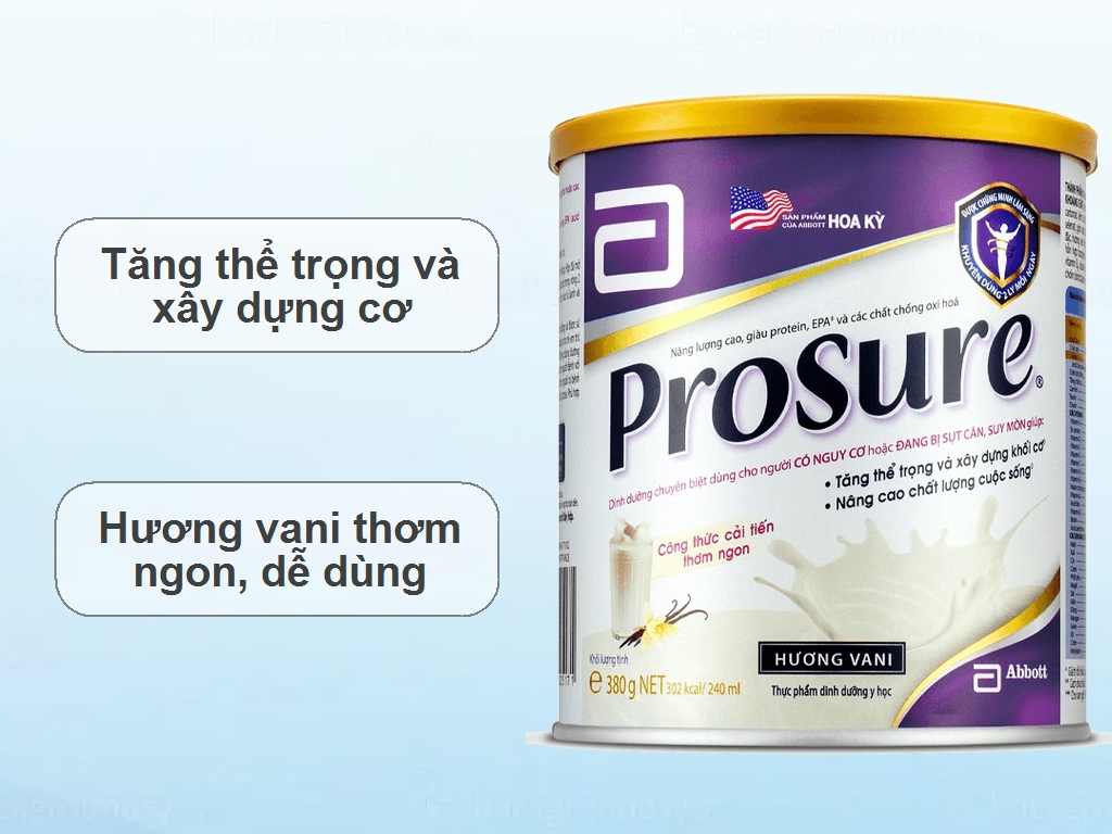 Sữa Prosure hỗ trợ cho bệnh nhân ung thư cổ tử cung