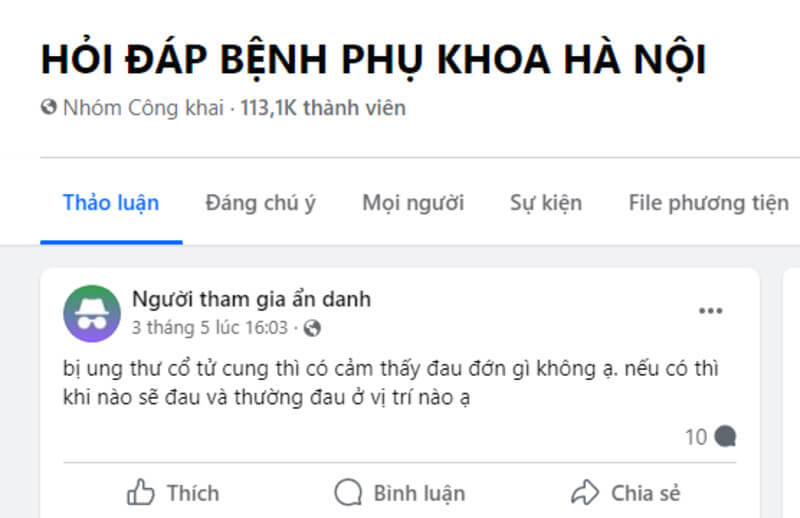 “Bị ung thư cổ tử cung có đau không?” là thắc mắc của nhiều người