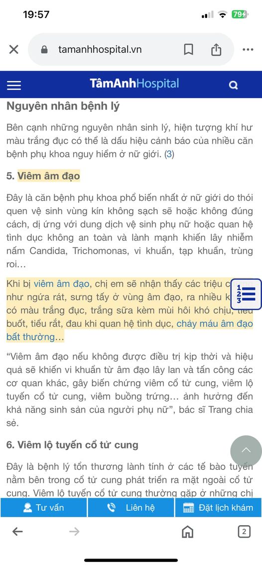 Chữa viêm âm đạo như thế nào? 2 Hình ảnh do khách hàng ẩn danh cung cấp
