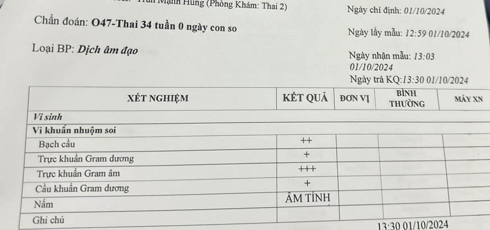 Bầu 34 tuần bị viêm có nên đặt thuốc không? 3 Hình ảnh do khách hàng ẩn danh cung cấp 1