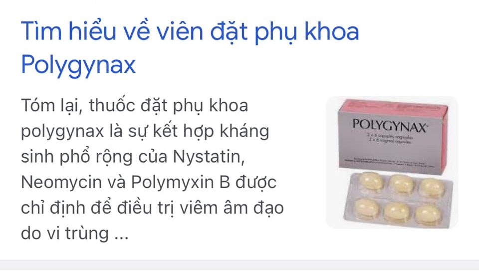 Tự mua thuốc đặt khi ra khí hư đặc quánh 2 Hình ảnh do khách hàng ẩn danh cung cấp