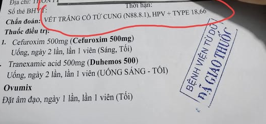Uống thuốc có khỏi vết trắng cổ tử cung không? 2 vet trang 1