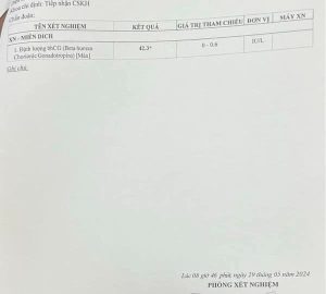 Sau chuyển phôi ngày thứ 9, xét nghiệm beta hcg tăng có ổn không? 2 chuyển phôi