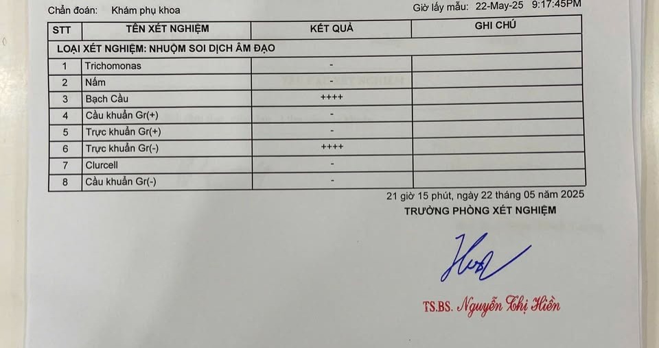 Uống Diflucan trước khi khám phụ khoa, soi tươi không thấy nấm 2 68536c6778ae0 kham phu khoa