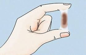 ra dịch nâu đen