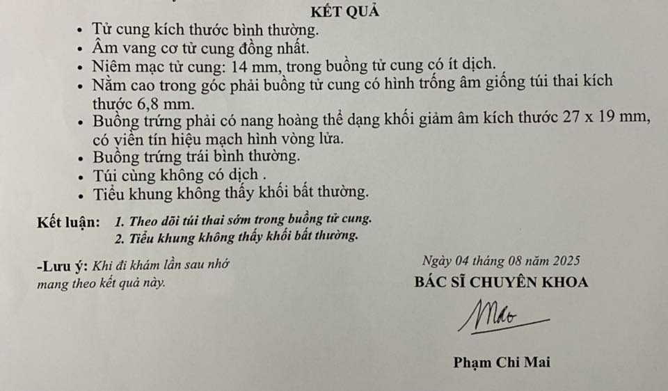 Túi thai nằm cao ở góc phải buồng tử cung có nguy hiểm không? 2 68d905a6861d7 tui thai