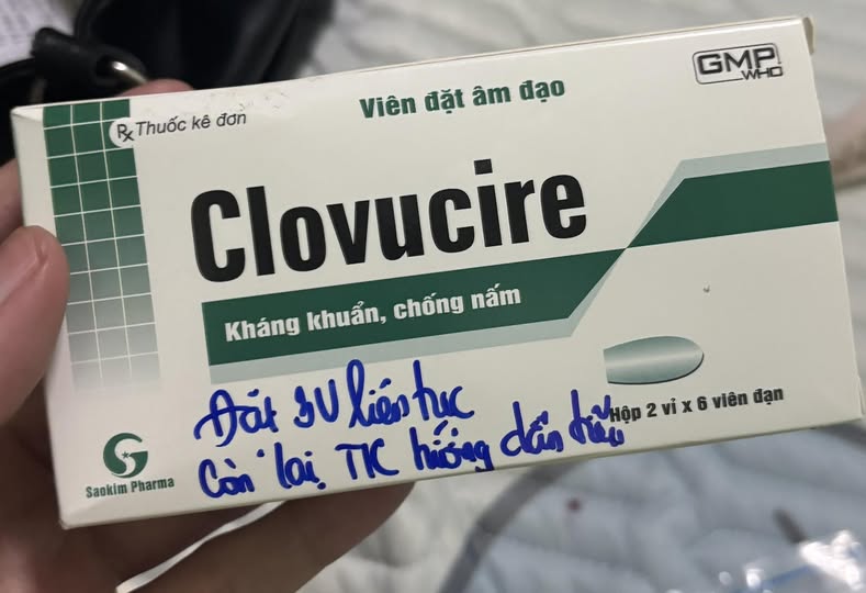 Viên thuốc âm đạo Clovucire chưa đặt sâu có hiệu quả không? 2 549819370 1103461385099532 2858329498220445712 n